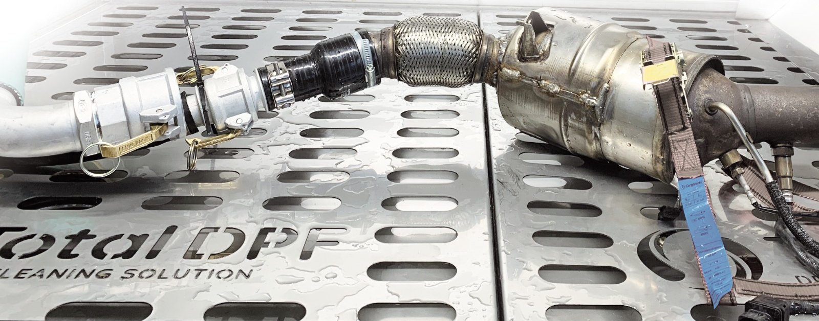 процесс чистки сажевого фильтра